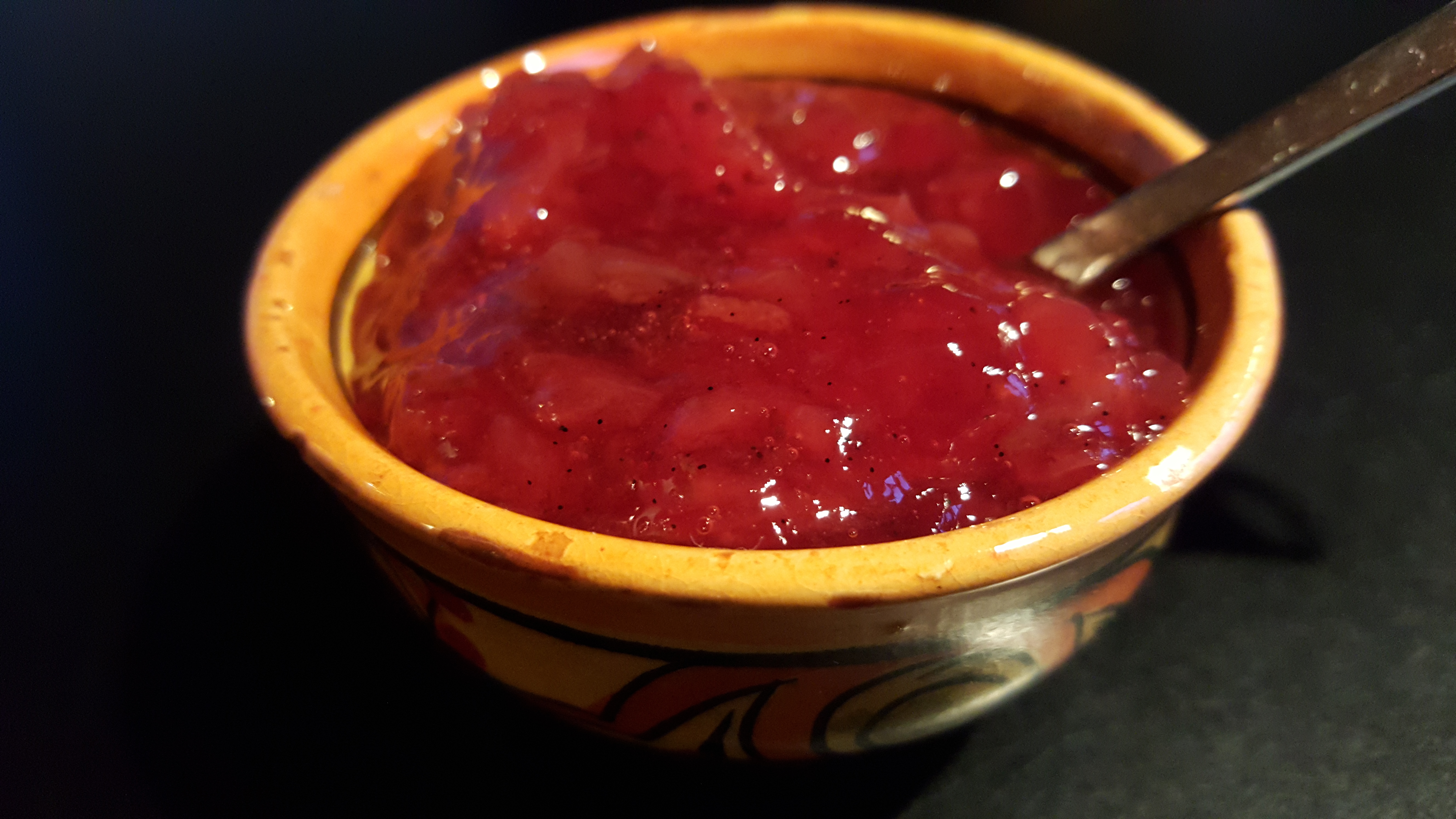 Jordbærmarmelade med vanille